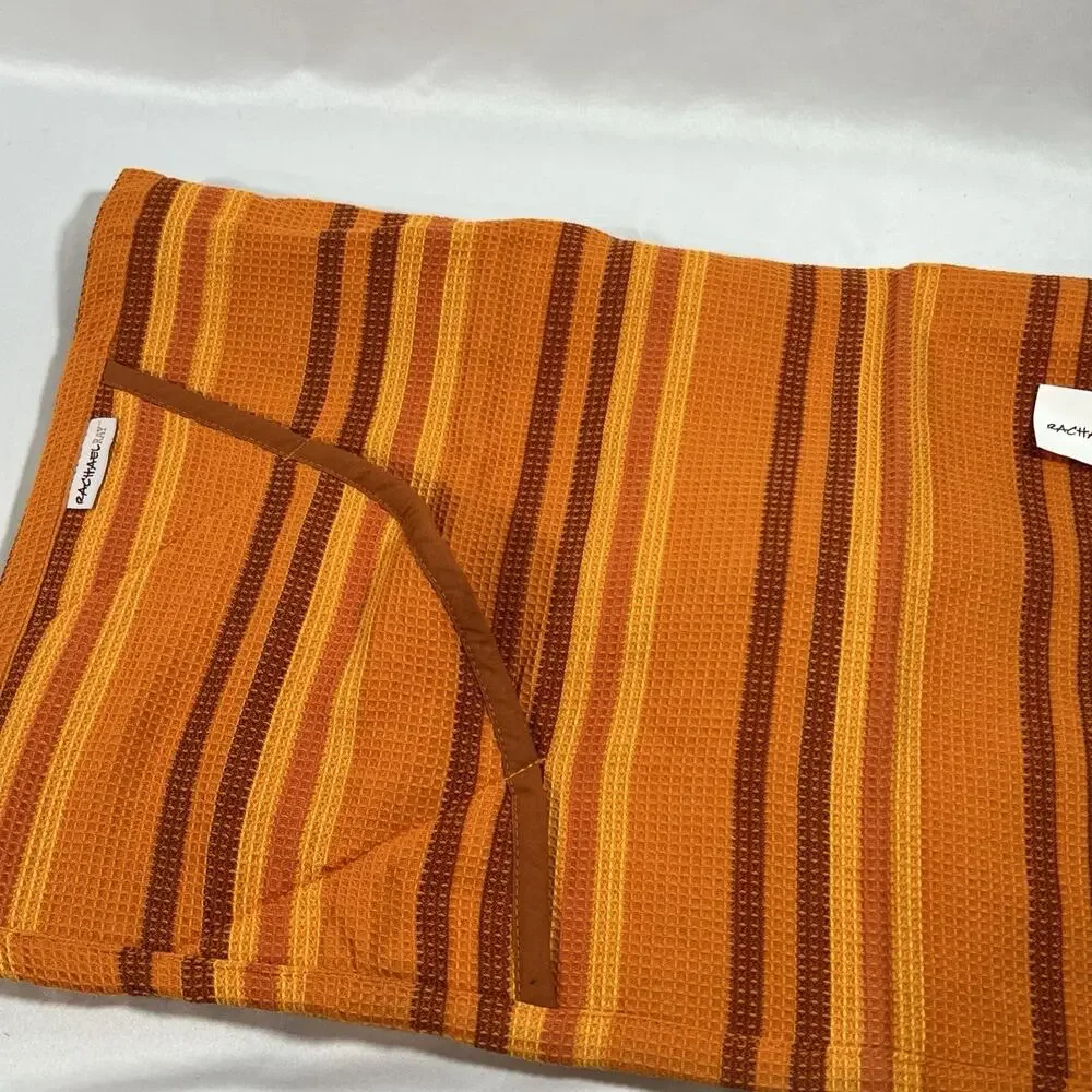 Rachael Ray Lot Moppine Absorbent Kitchen Towel Oven Mitt Heat Resistant Orange